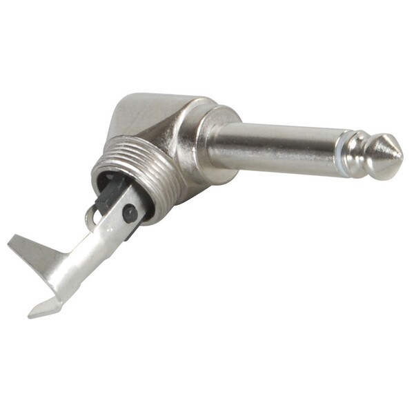 Main product image for Switchcraft 226 1/4" Mono 90Ã‚Â° Plug Nickel 093-128
